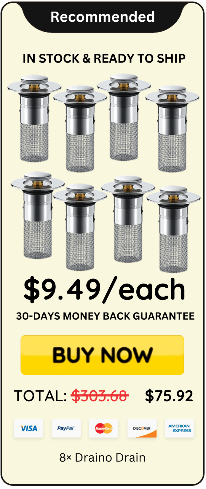Draino Drain offer price 